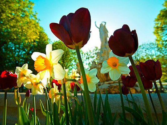 Spaziergang im Kurpark, Baden bei Wien Spaziergang im Kurpark, Baden bei Wien