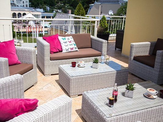 Terrasse Penthouse Lounge, Hotel Admiral Baden bei Wien Terrasse Penthouse Lounge, Hotel Admiral Baden bei Wien