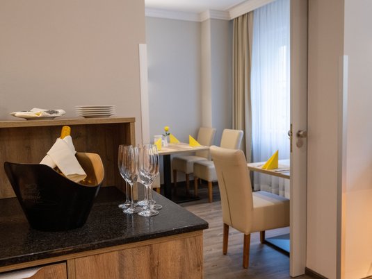 Breakfast at the Hotel Admiral in Baden bei Wien